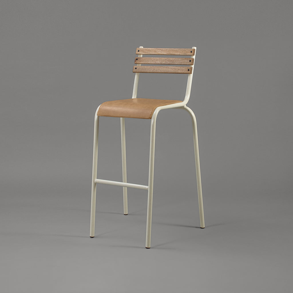 Silla de barra Rock Cuero