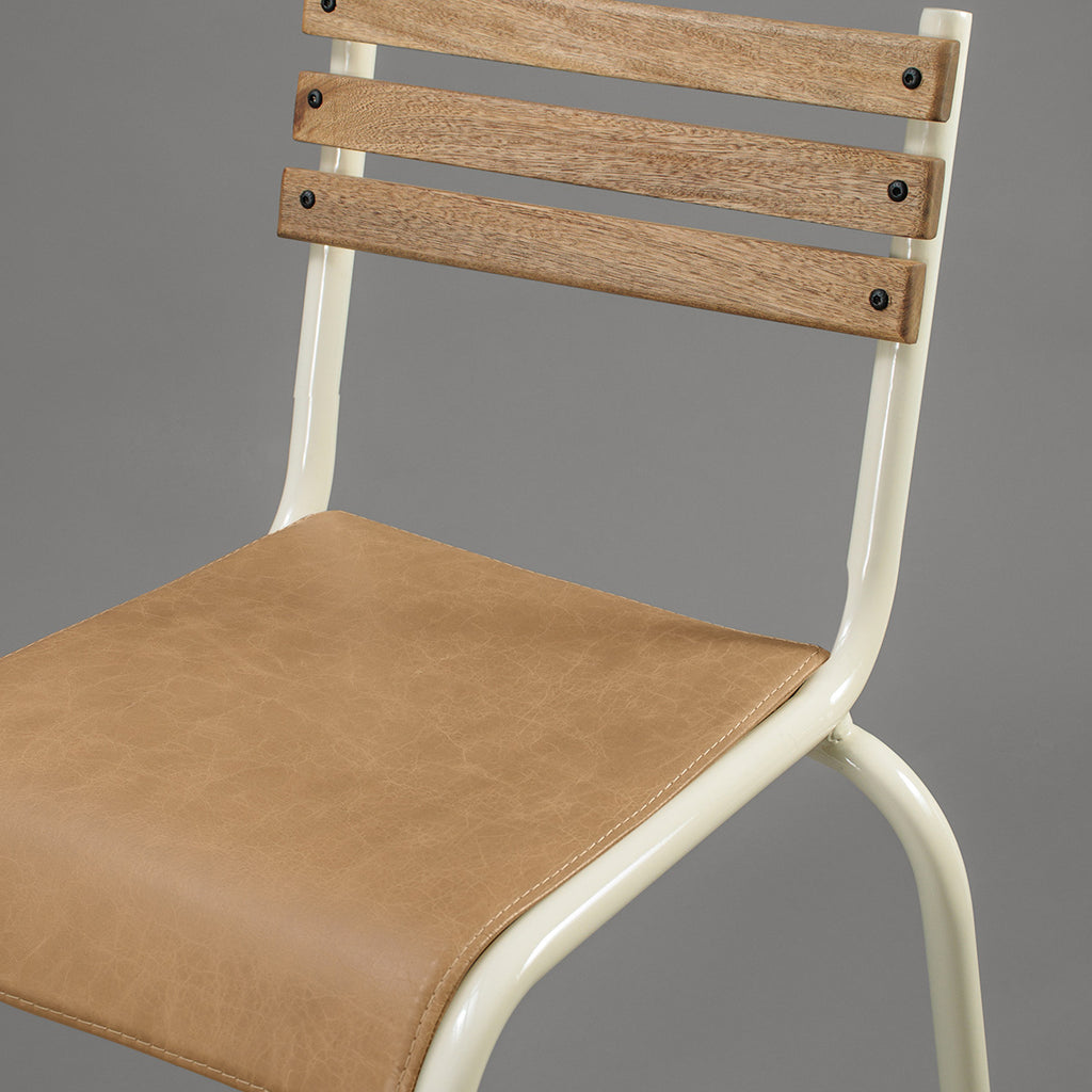 Silla de barra Rock Cuero