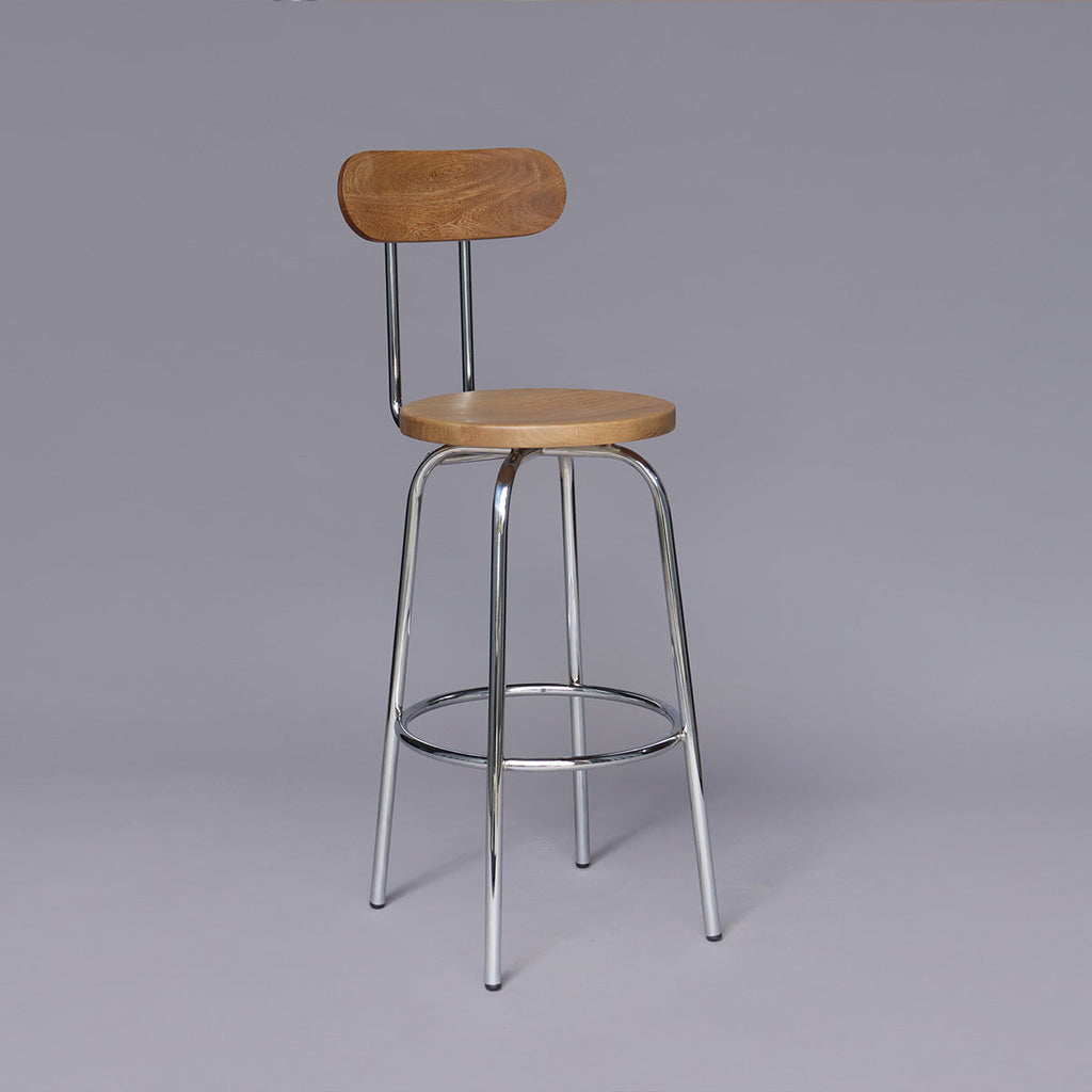 Silla de Barra Selka Krom Roble