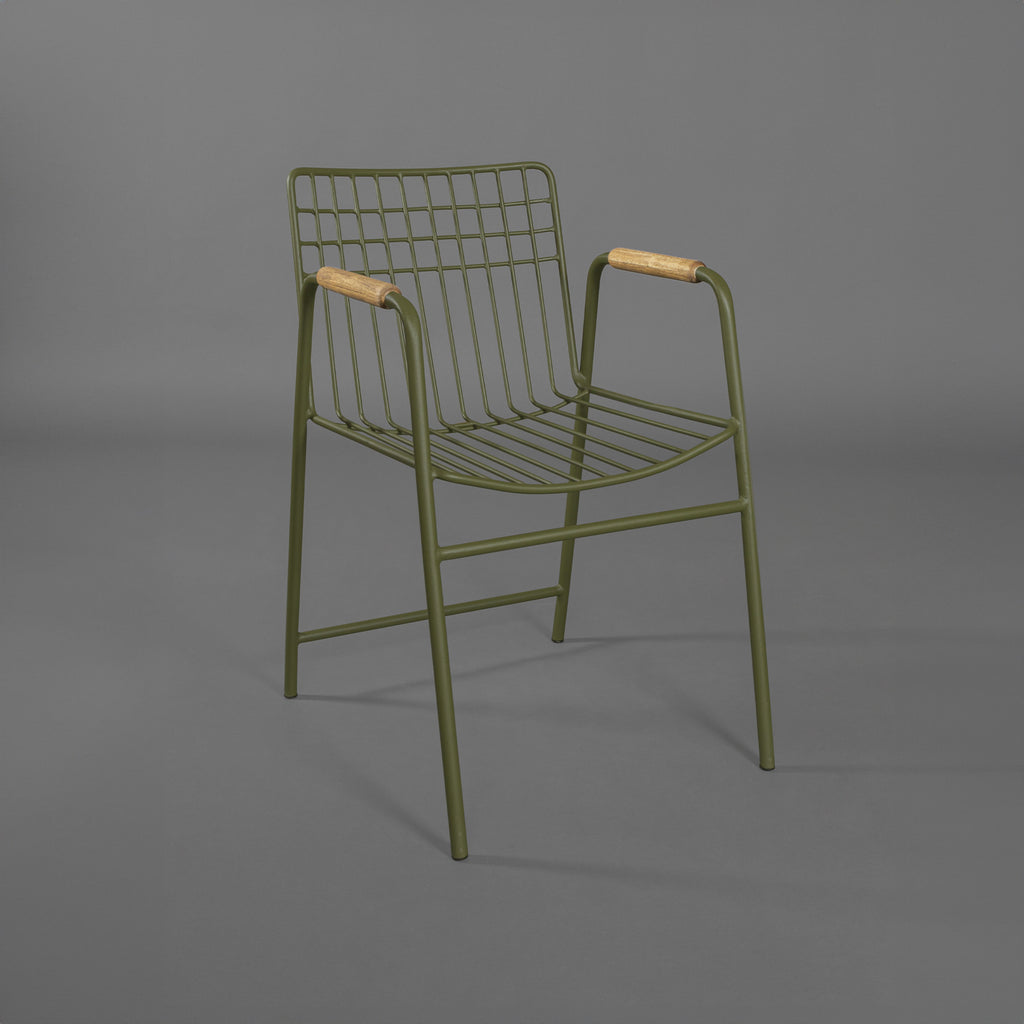 Silla con Brazos Nau Metal