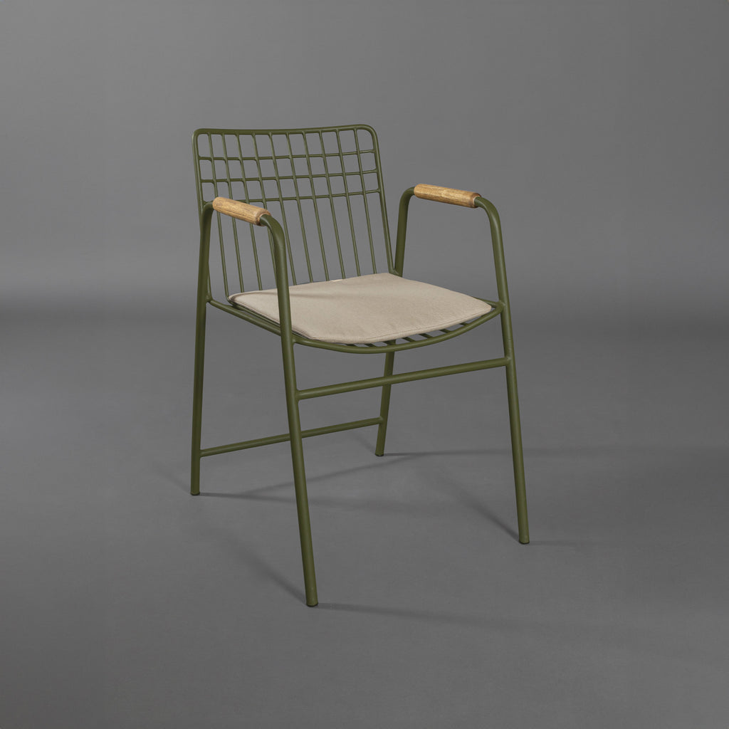 Silla con Brazos Nau Metal