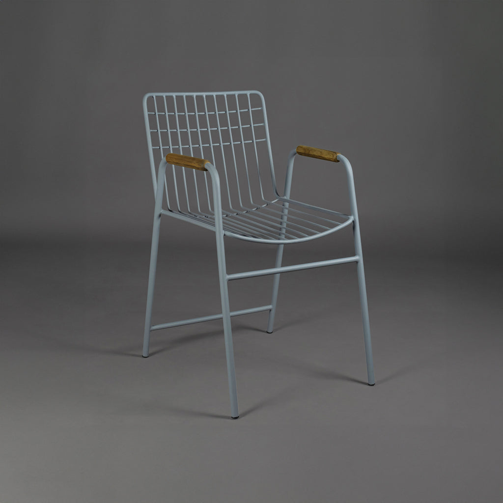 Silla con Brazos Nau Metal