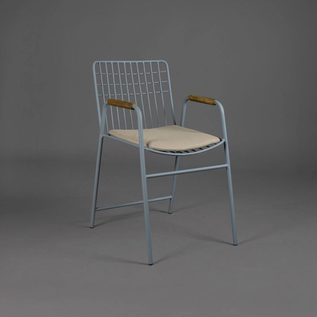 Silla con Brazos Nau Metal