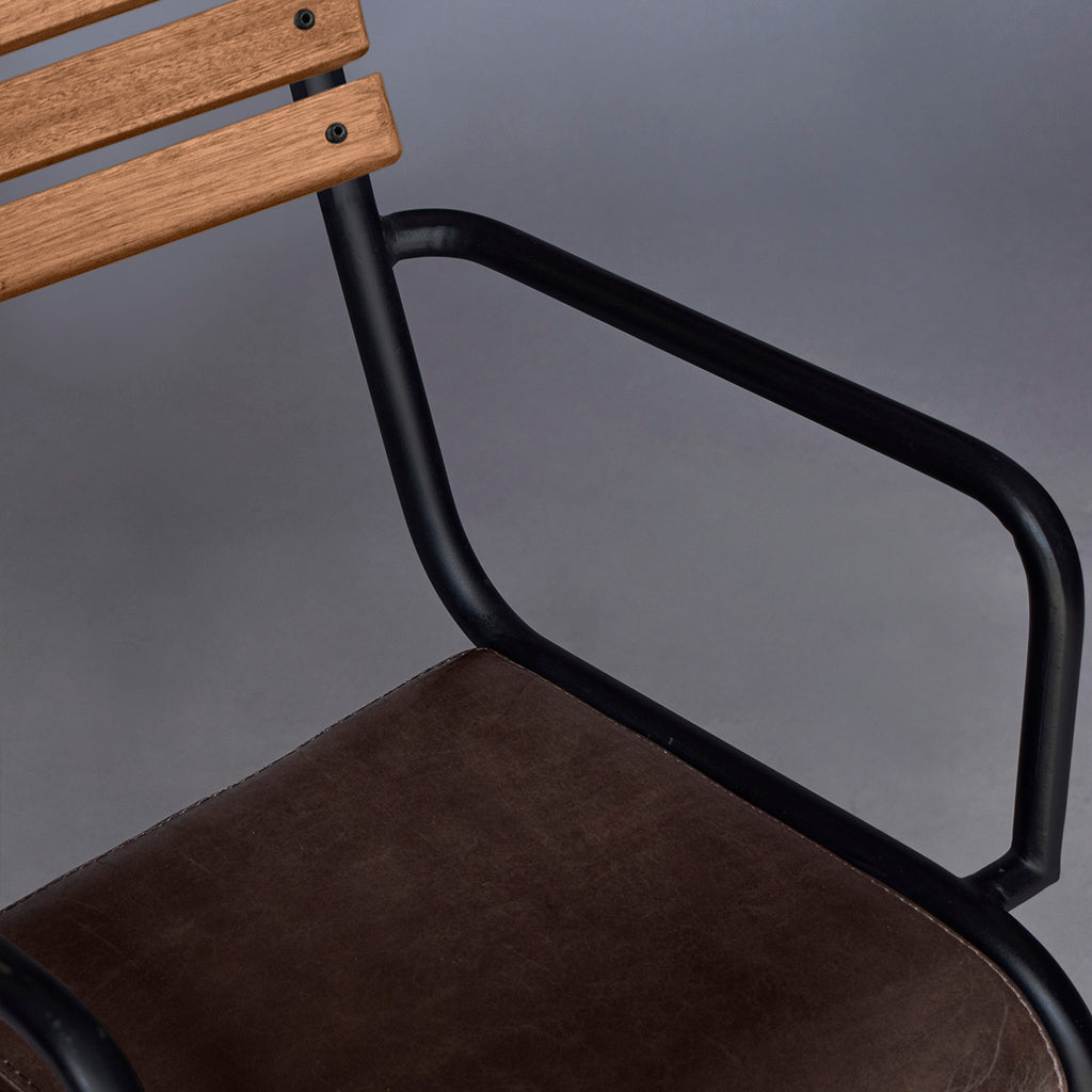 Silla con Brazos Rock Cuero