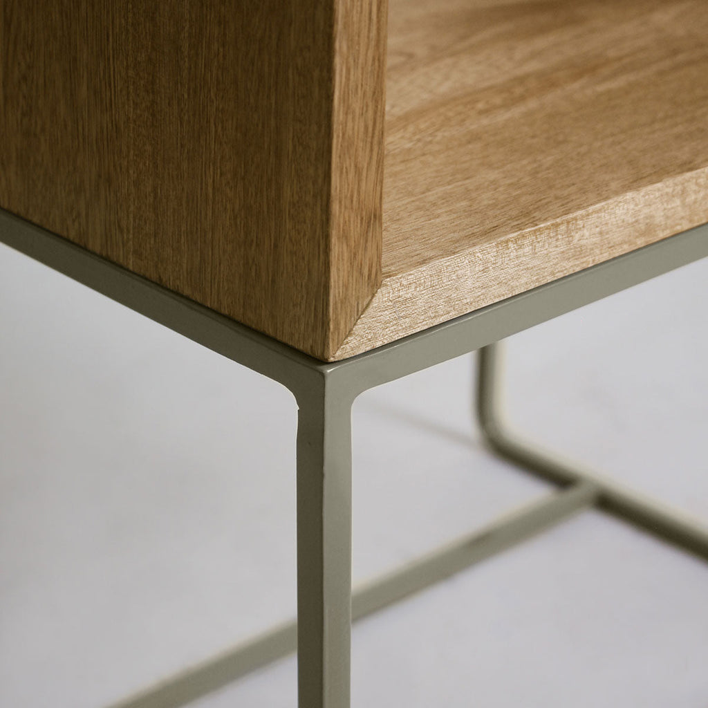 Mesa de Noche Nox Roble