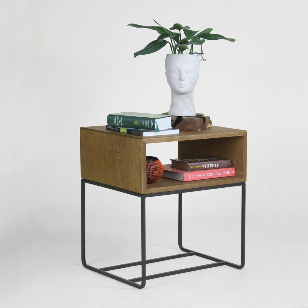 Mesa de Noche Nox Roble