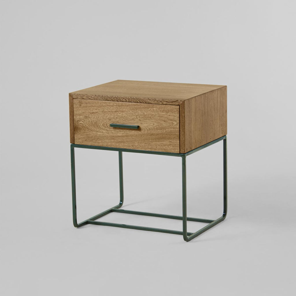 Mesa de Noche Nox Cajón Roble