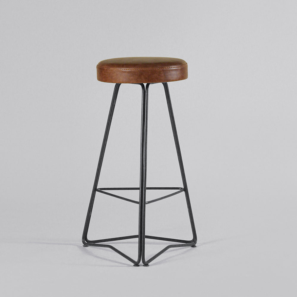 Silla de Barra Kovy Cuero