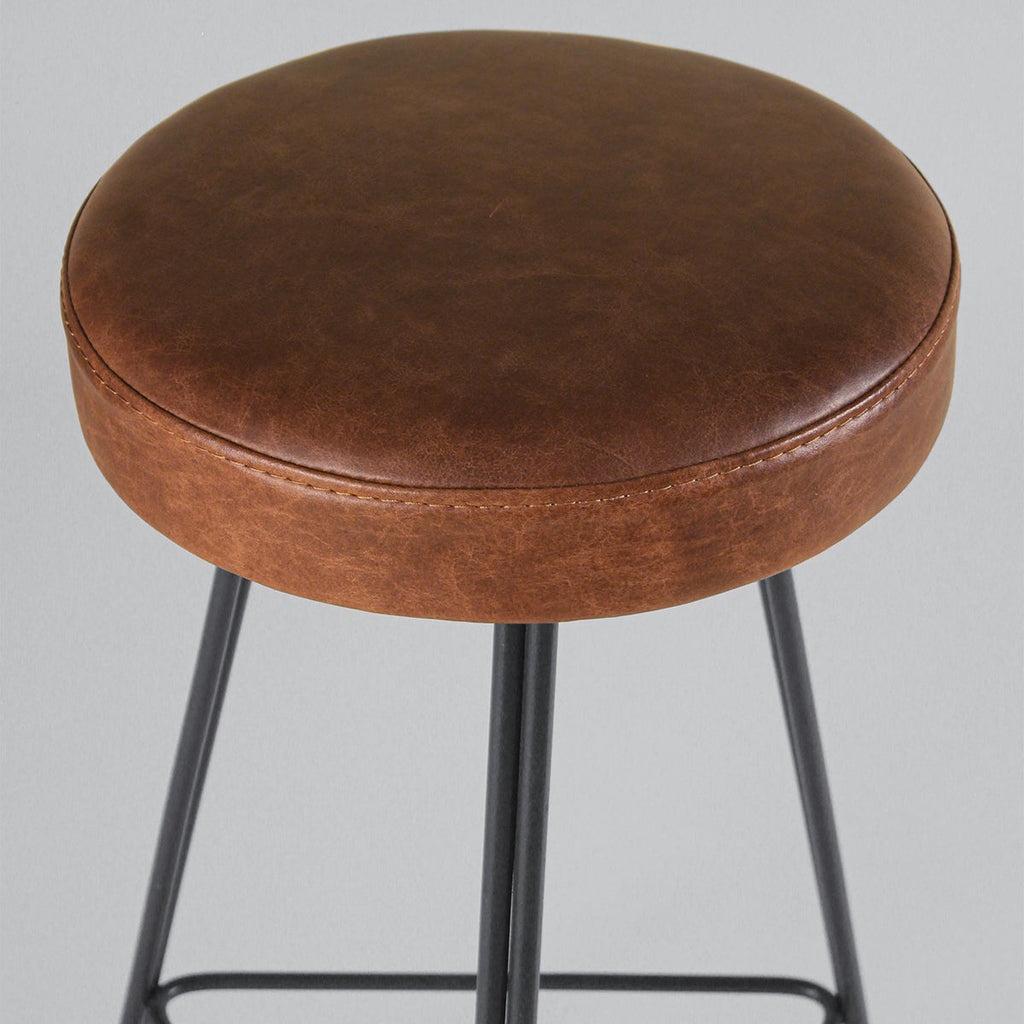 Silla de Barra Kovy Cuero