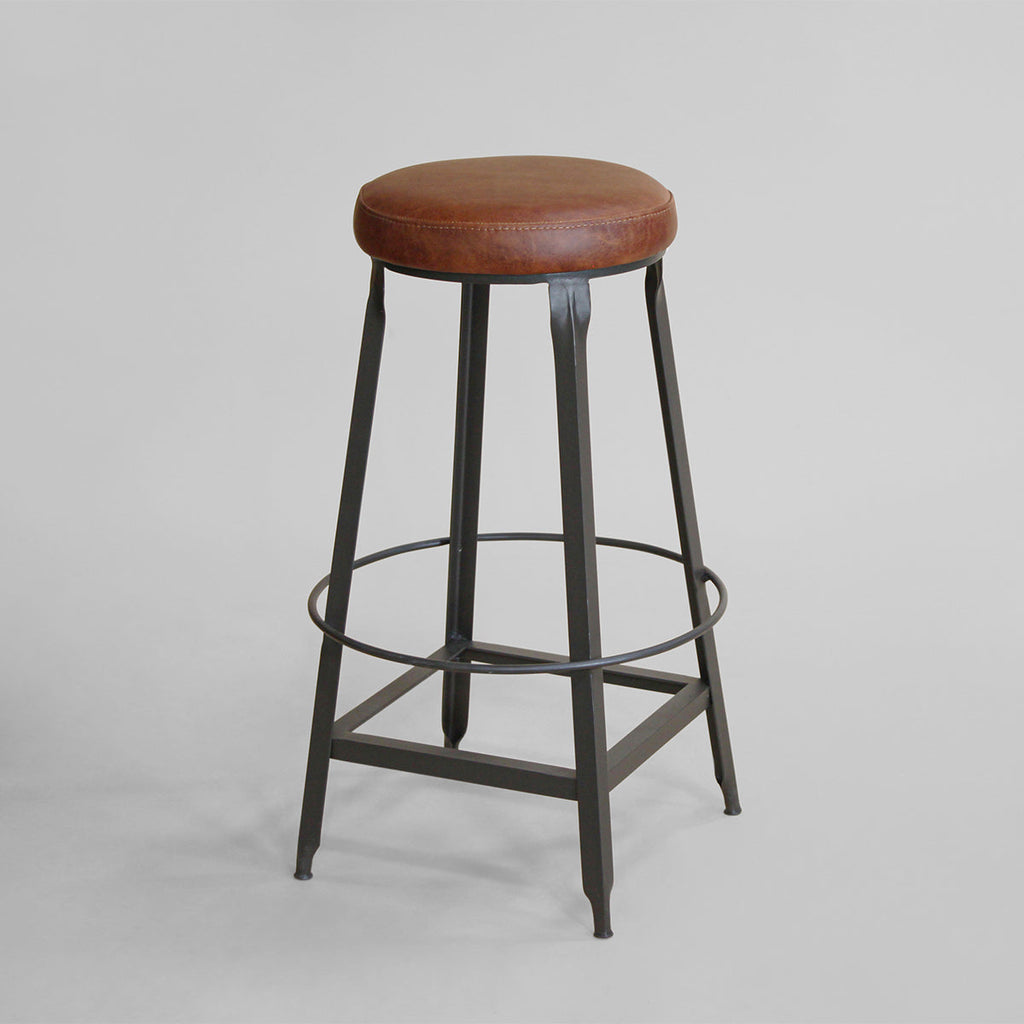 Silla de Barra Rivoli Cuero