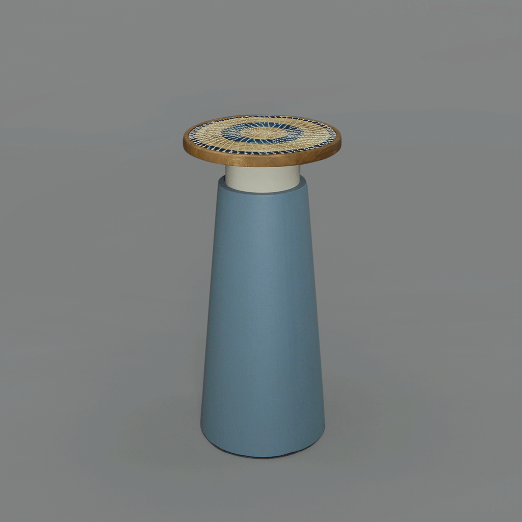 Mesa Auxiliar Batu Mambor Roble