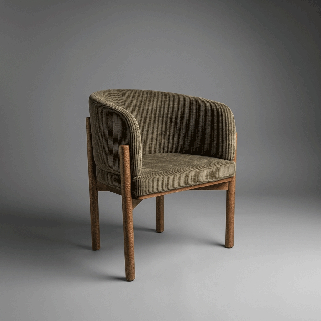 Silla Lignum Tela