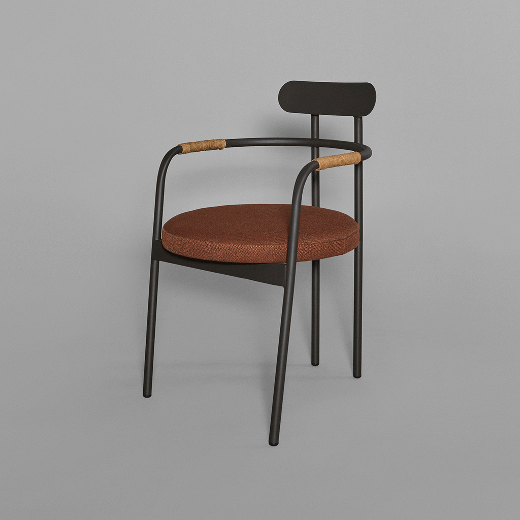 Silla con Brazos Verzea Tela