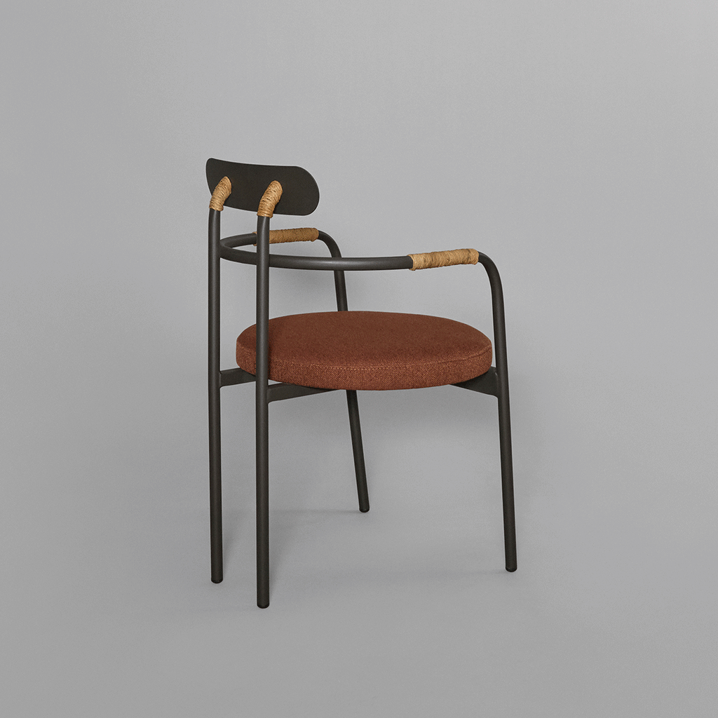 Silla con Brazos Verzea Tela