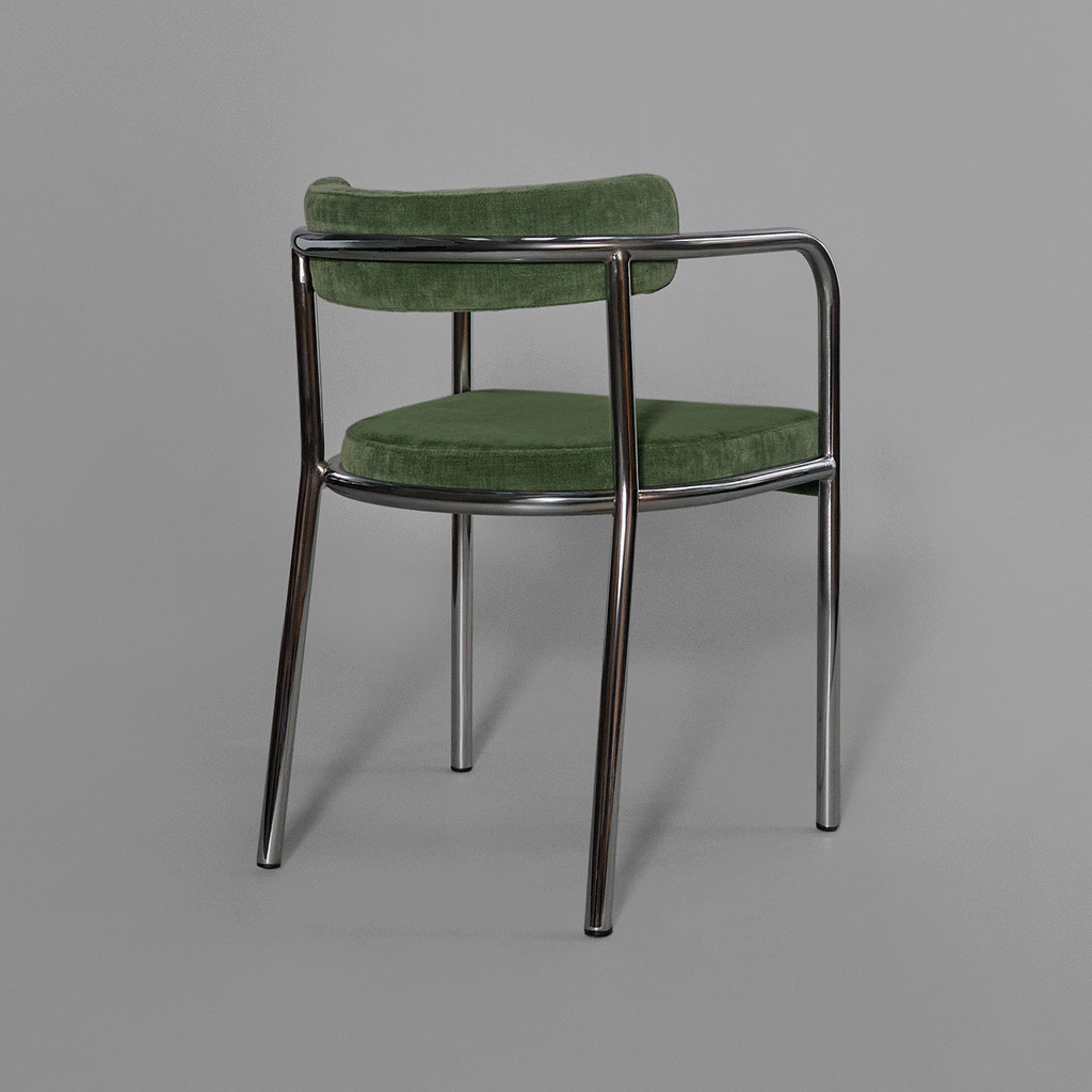 Silla con Brazos Kamen Krom Tela