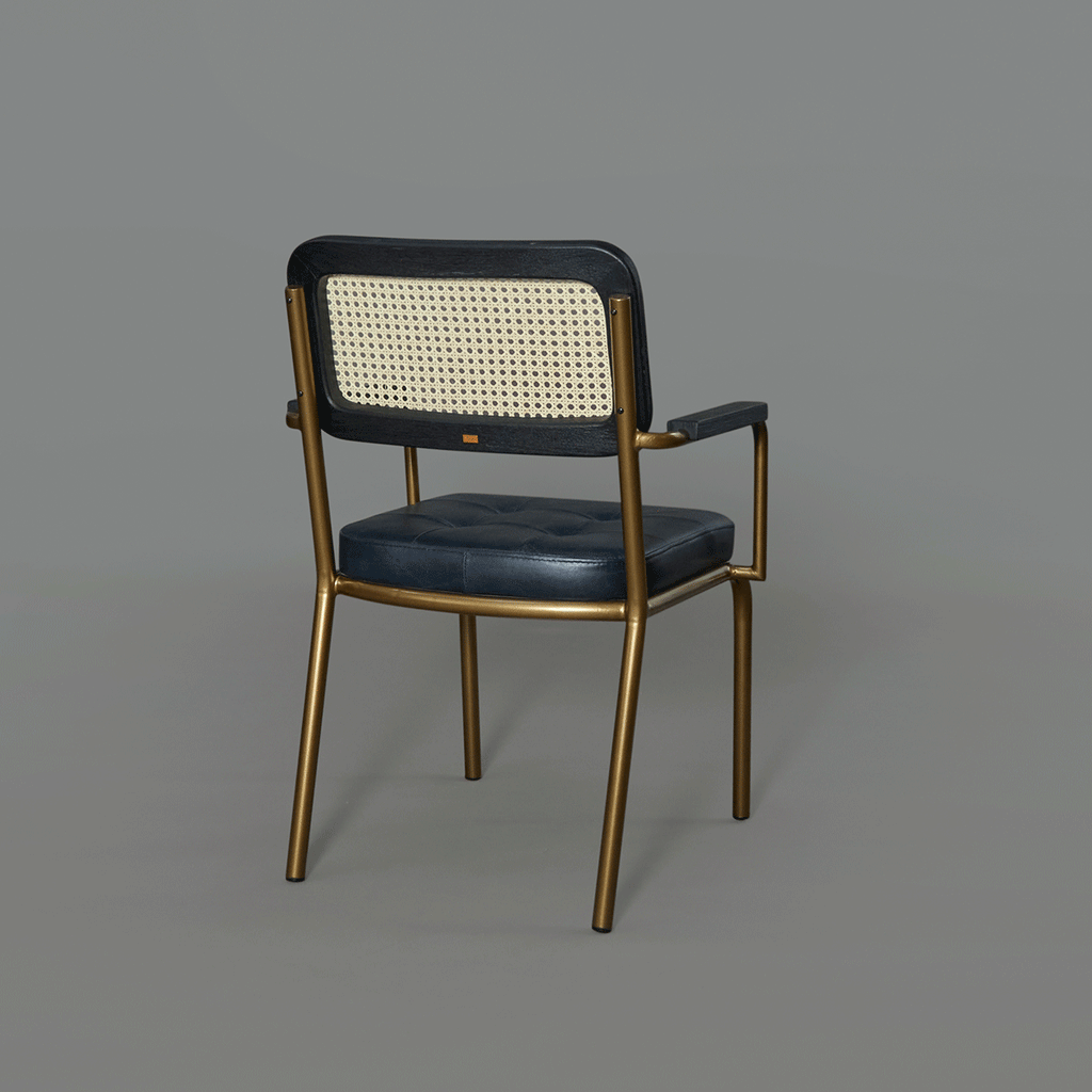 Silla con Brazos Stary Den Cuero