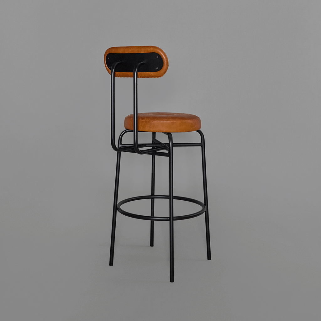 Silla de Barra Duvet Seos Cuero
